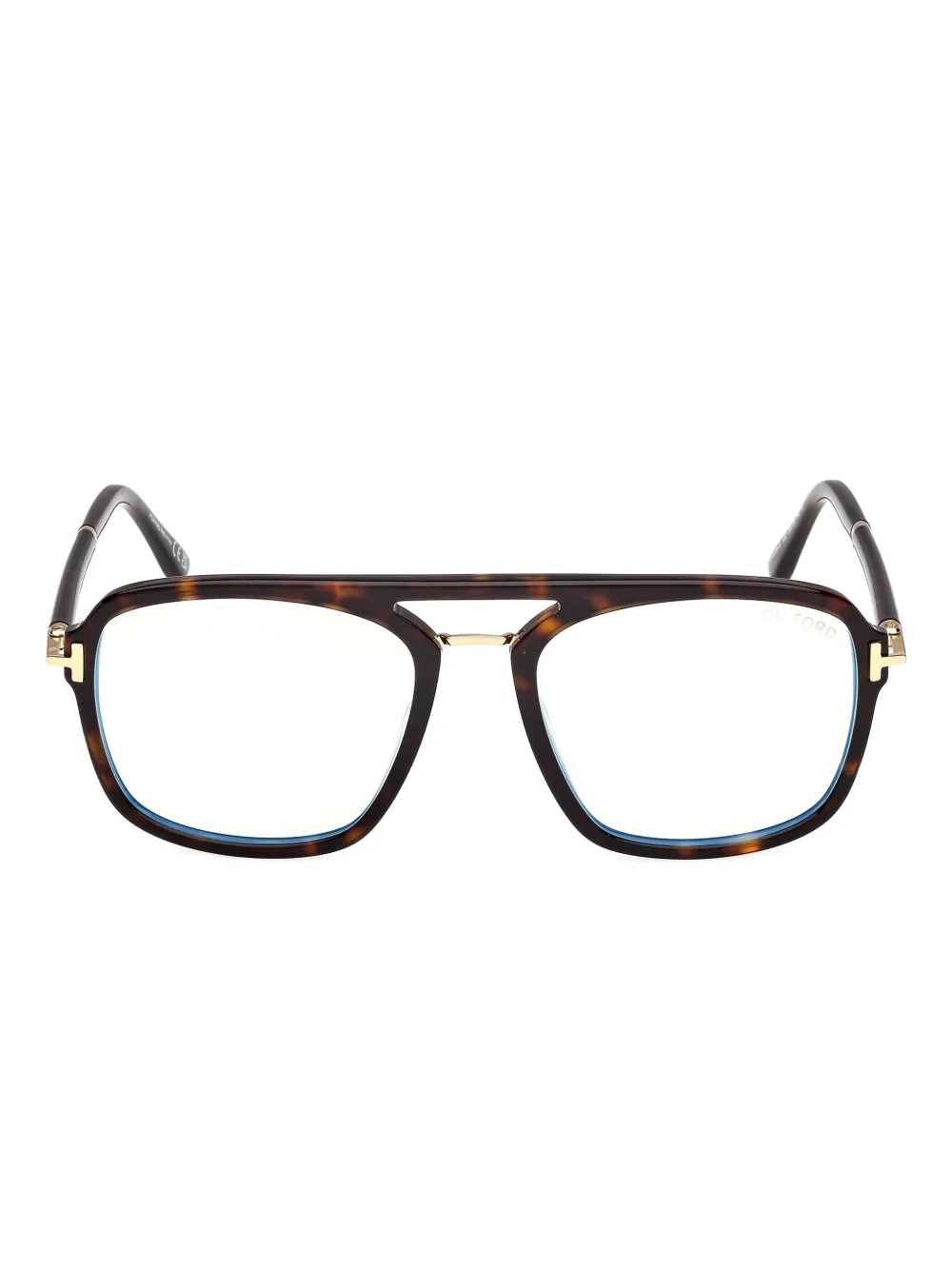 

Очки в квадратной оправе Tom Ford, коричневый