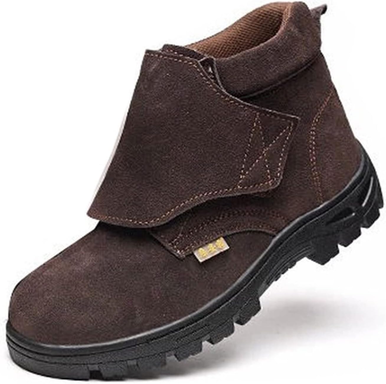 

Защитные ботинки HISXUS для мужчин, с металлическим носком, прочные кроссовки для улицы, устойчивые к проколам (Цвет: желтый, Размер: 8.5 US)