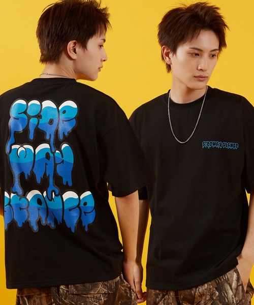 

Футболка с короткими рукавами и графическим принтом Sideway Stance, черная