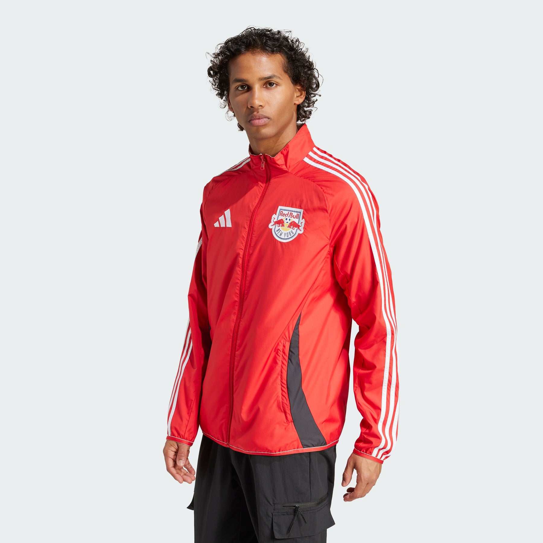 

Куртка New York Red Bulls двусторонняя Adidas, team collegiate red