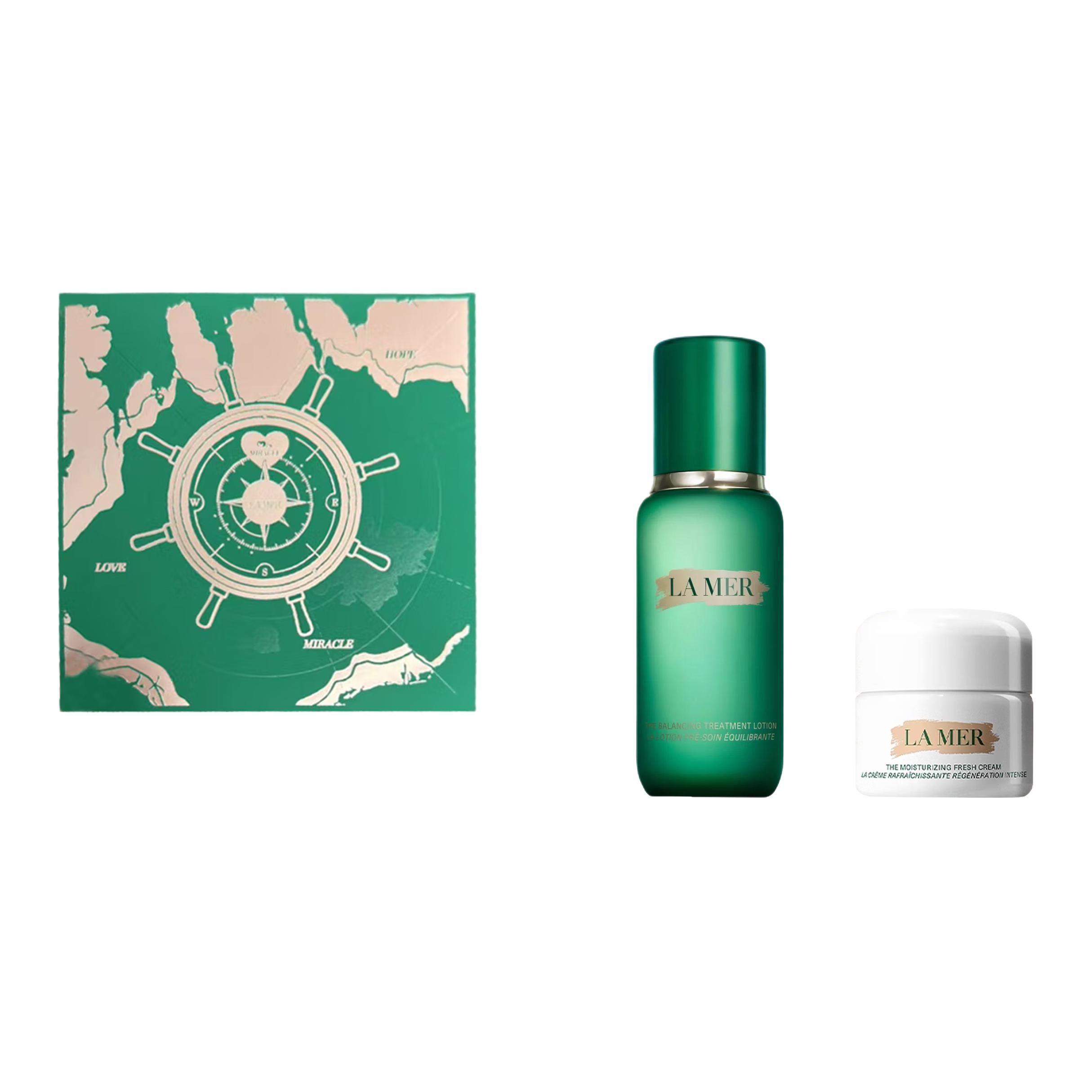 

HAILANZHIMI 520 Limited восстанавливающая эссенция-вода набор для ухода за кожей увлажняющий успокаивающий 15мл+150мл LA MER