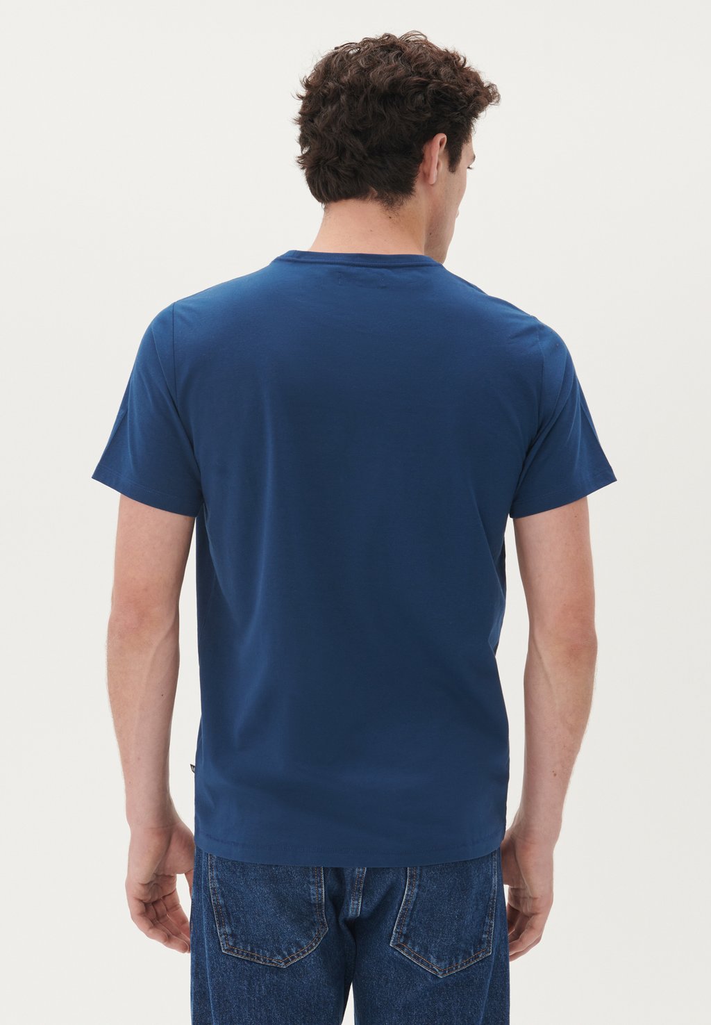 

Базовая футболка JERMALINK CREW SOLID STRETCH Matinique, синий