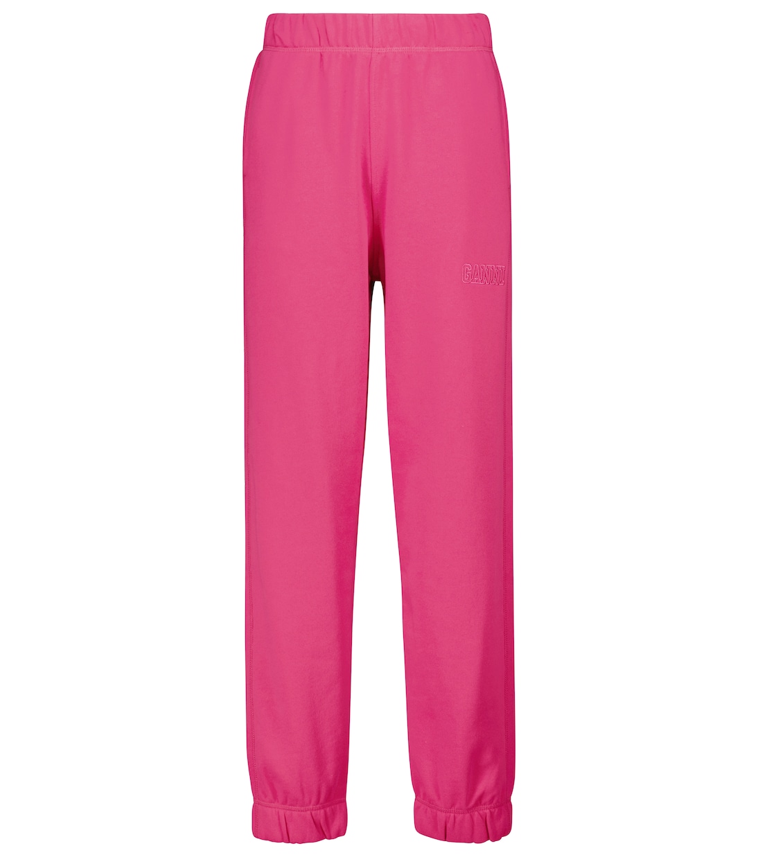 

Спортивные брюки Software Isoli из хлопковой смеси Ganni, Shocking Pink