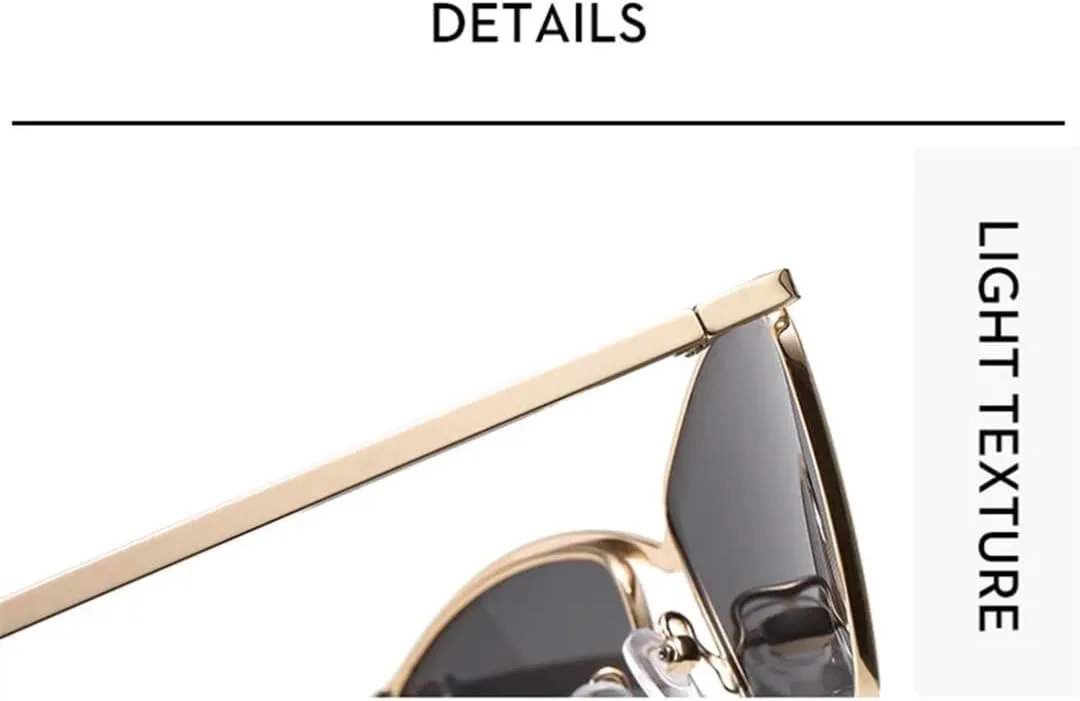 

Модные солнцезащитные очки «кошачий глаз» для женщин и мужчин, винтажные, роскошные, трендовые, солнцезащитные очки с защитой от УФ-излучения UV400 SZVVBKK, Black Tea