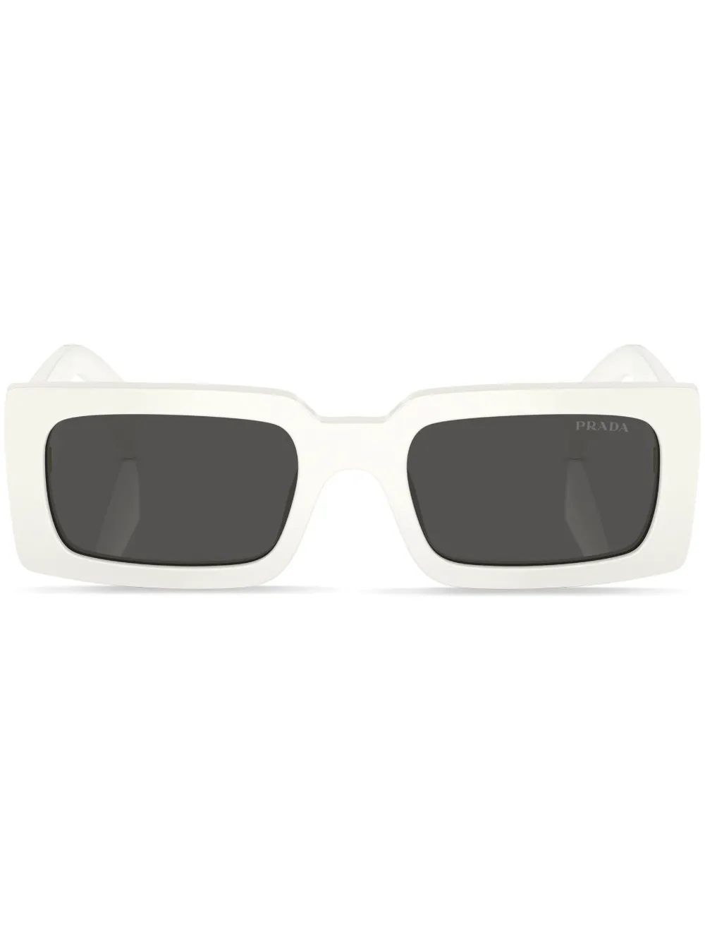

Солнцезащитные очки в прямоугольной оправе с логотипом Prada Eyewear, белый