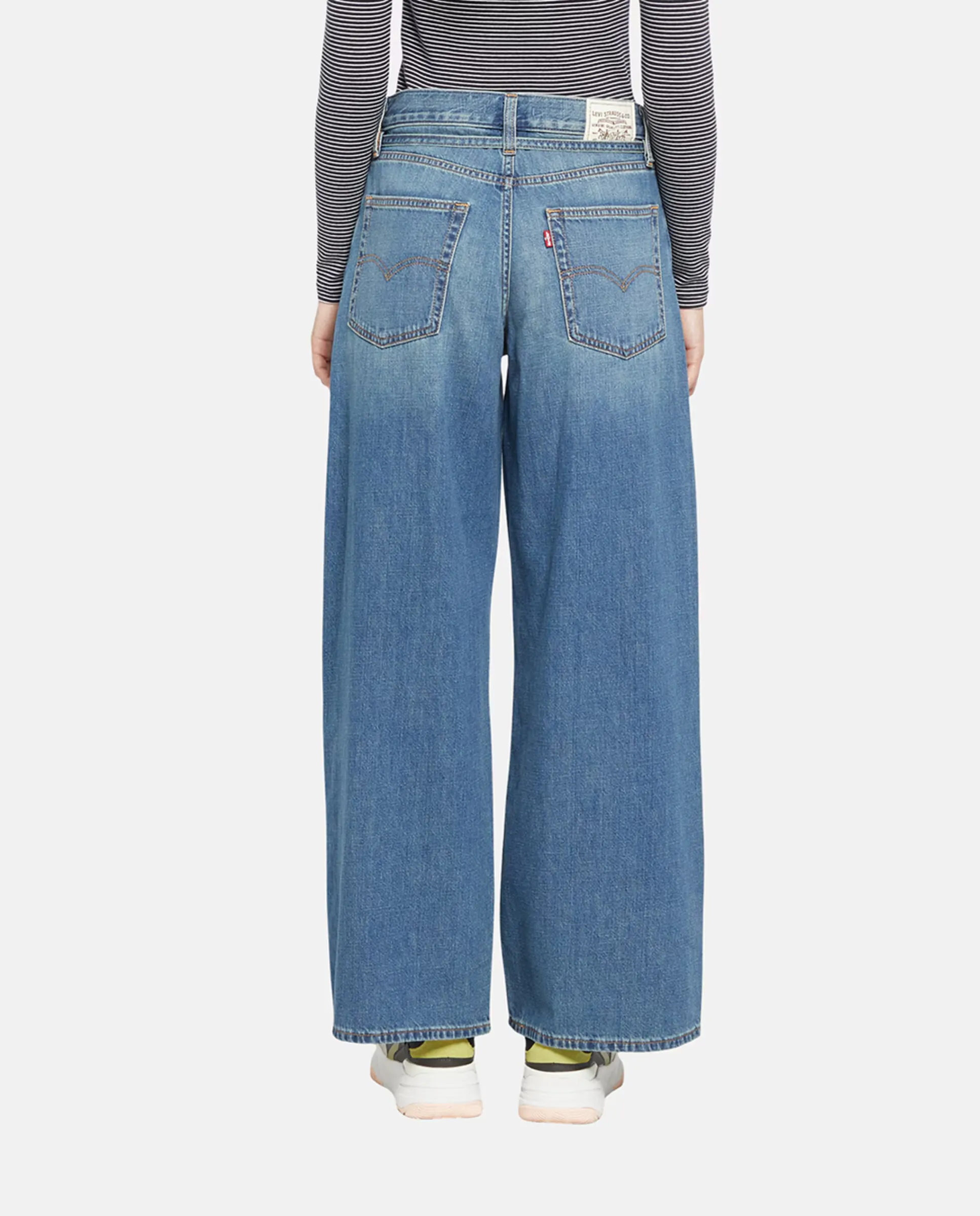 Женские джинсы Vaquero Ancho XL Straight с завышенной посадкой Levi's, синий — фото 3