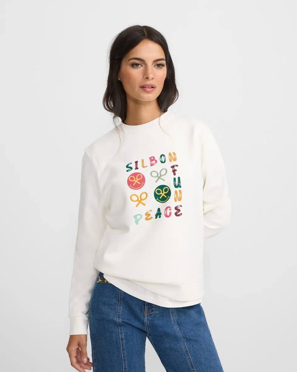 

Женская толстовка Fun and Peace Silbon, светло-бежевый