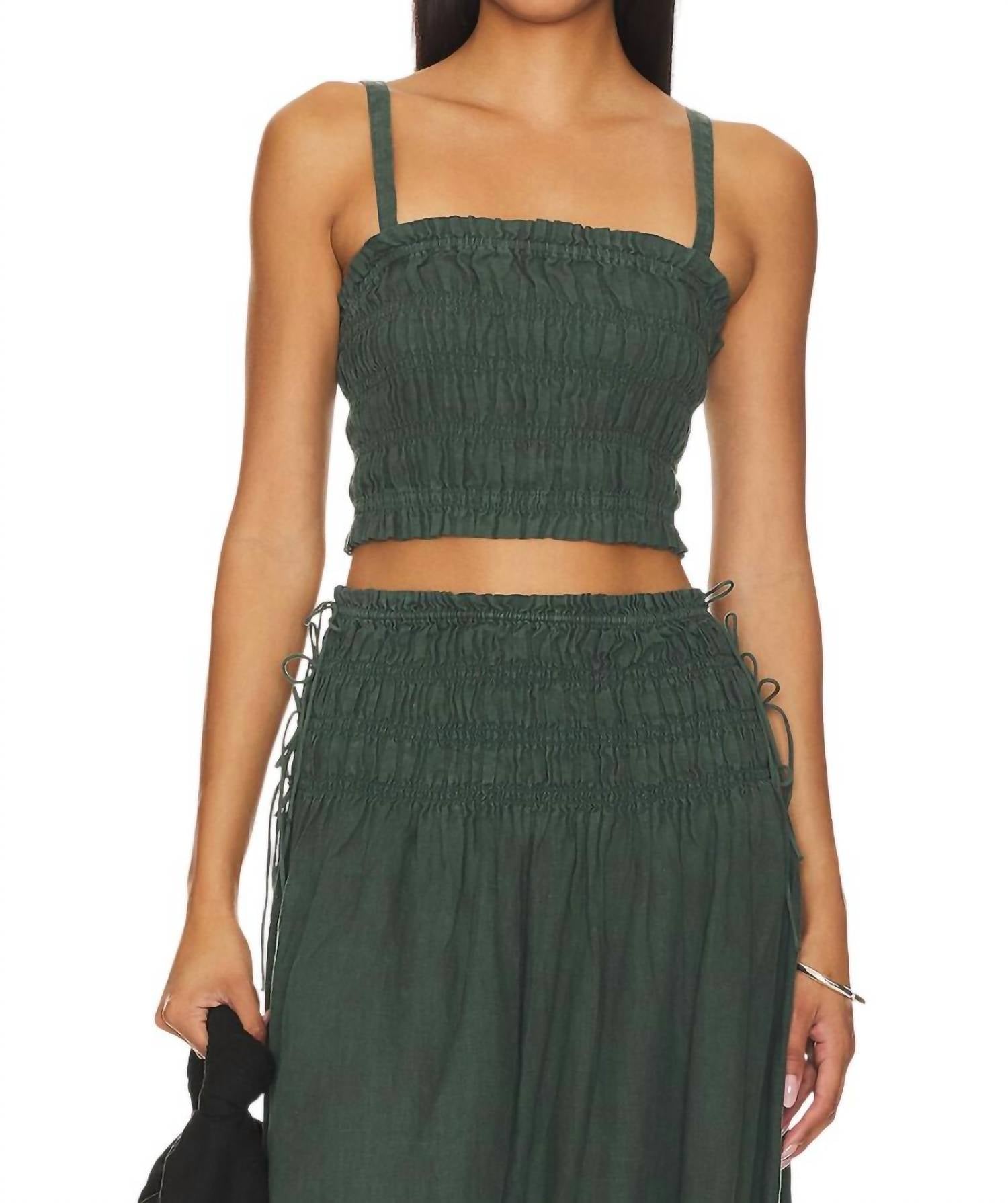 

Топ Brooklyn в цвете Jungle Green Joie