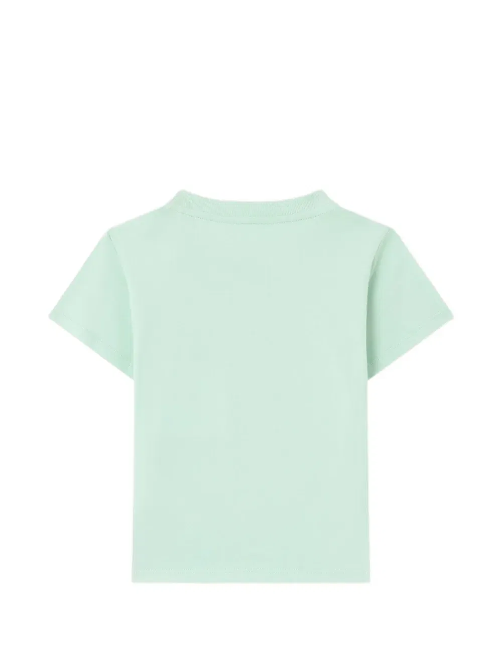 Футболка с эффектом брызг медведя Palm Angels Kids, зеленый — фото 2