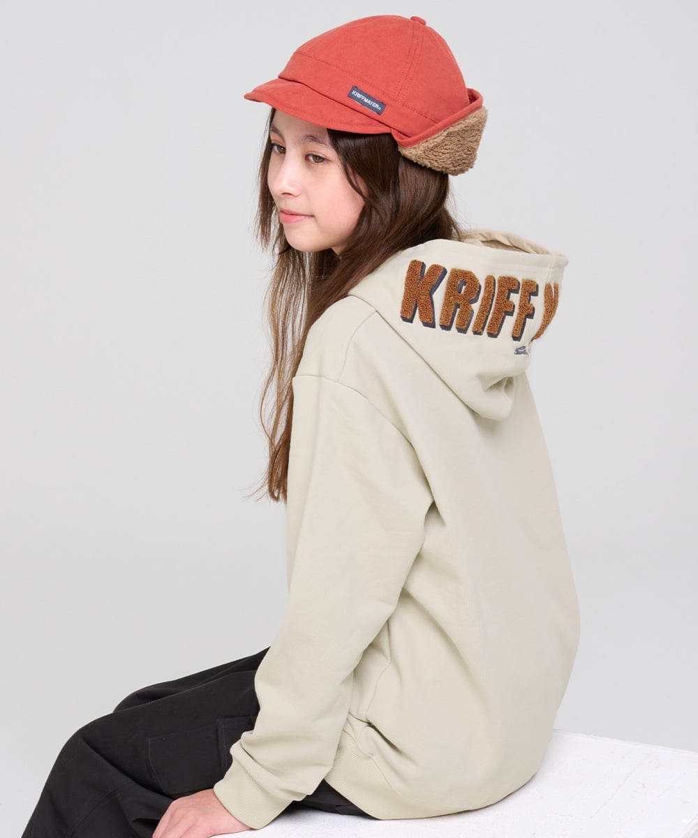 (K) Толстовка Sagara из флиса с вышивкой (логотип на капюшоне) KRIFF MAYER, BEIGE