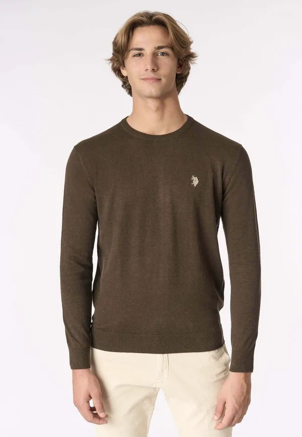 Свитер с круглым вырезом U.S. Polo Assn., Marrone