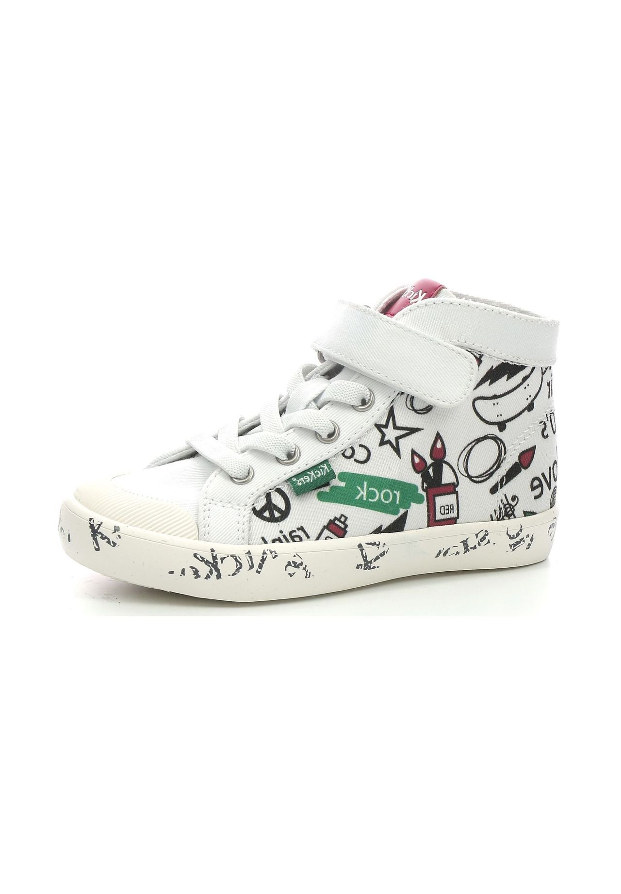 

Текстильные кроссовки KicKers, цвет Wei_/rot