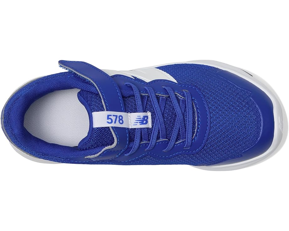 Кроссовки New Balance Kids Dynasoft 578 v1 Hook-and-Loop, цвет Team Royal/White — фото 2