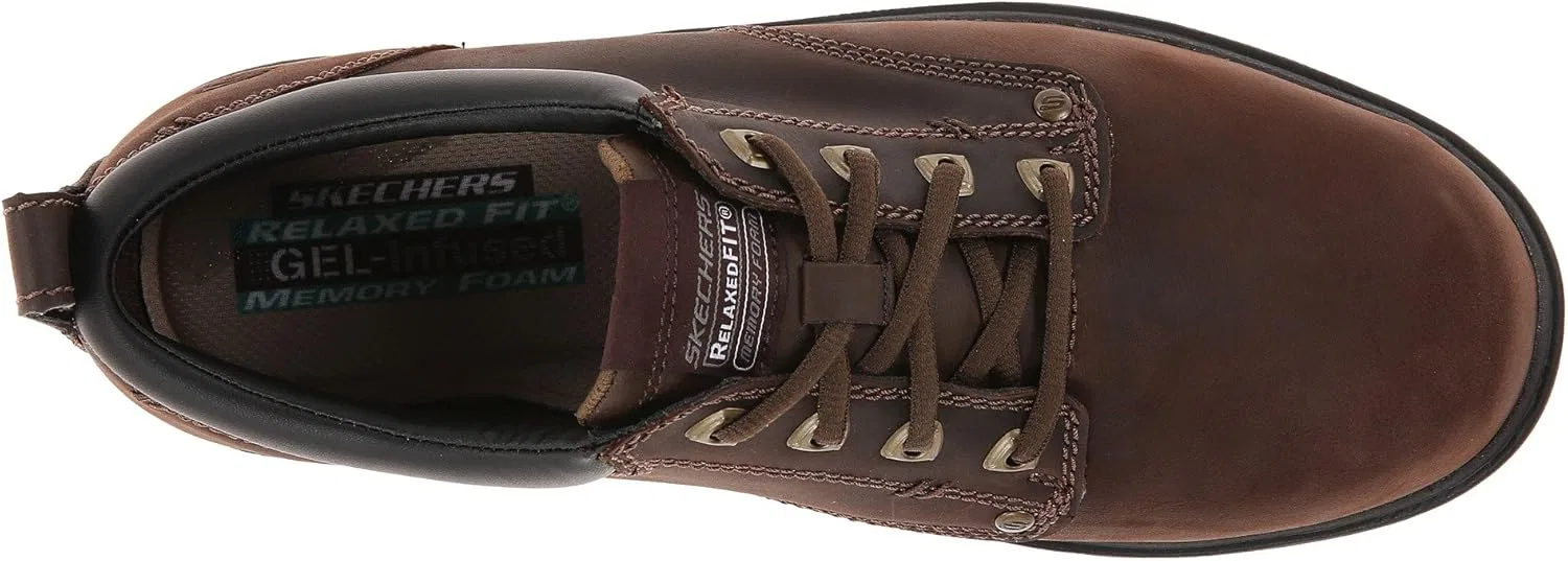 Туфли Skechers Oxford Men's Segment Rail, Brown — фото 4