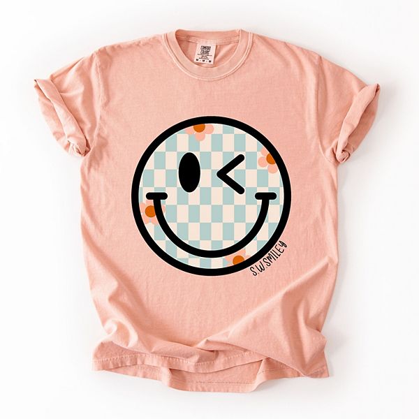 

SWSmiley клетчатая улыбка - женская футболка с принтом Simply Sage Market, Peachy, Зеленый, SWSmiley клетчатая улыбка - женская футболка с принтом Simply Sage Market, Peachy