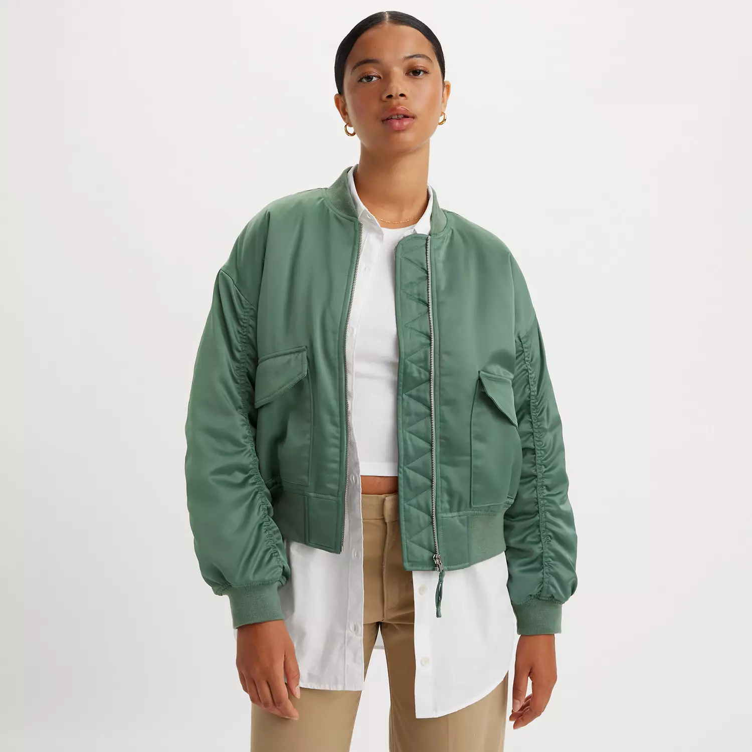 

Энди техничная куртка Levi's, зеленый