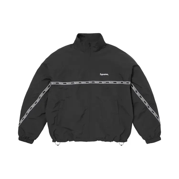 Спортивная куртка с логотипом Supreme, черный