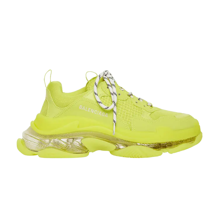 Кроссовки Balenciaga Wmns Triple S Sneaker Clear Sole - Fluo Yellow, желтый