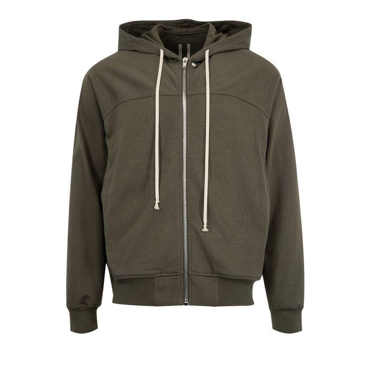 

Худи Rick Owens Zip-Up Hoodie, Bosco