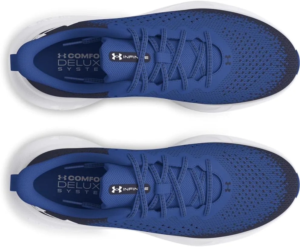 Мужские беговые кроссовки Under Armour Infinite, синий/черный/белый — фото 4