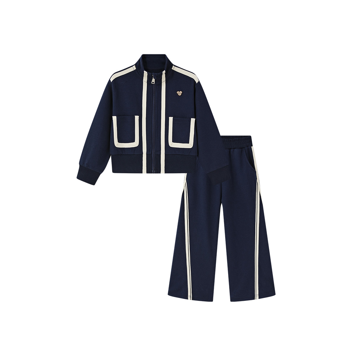 

Детская повседневная спортивная одежда, водолазка Disney, темно-синий