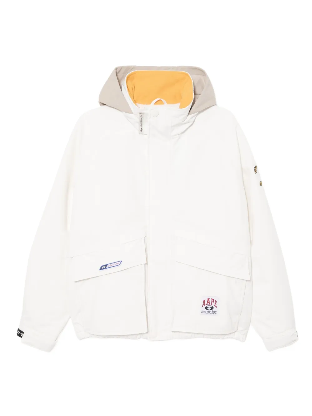 

Куртка с нашивкой-логотипом AAPE BY *A BATHING APE, белый
