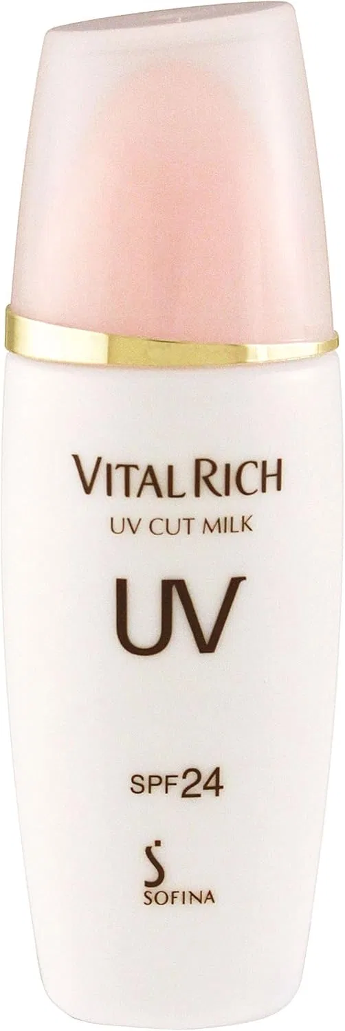 Солнцезащитное молочко Sofina Vital Rich UV Protection Milk SPF24 PA+++, 30 мл