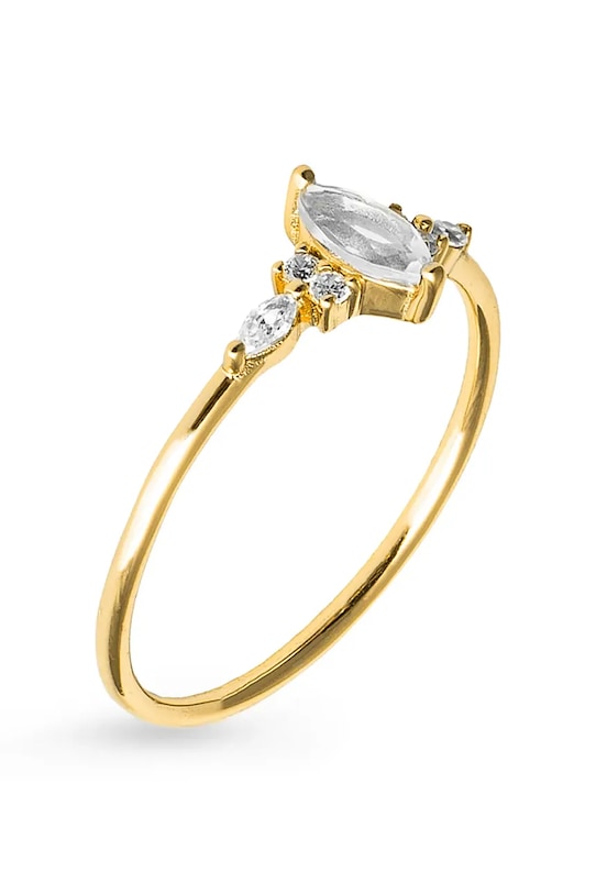 

Кольцо GLAMOUR из позолоченного серебра Ania Kruk, золотой