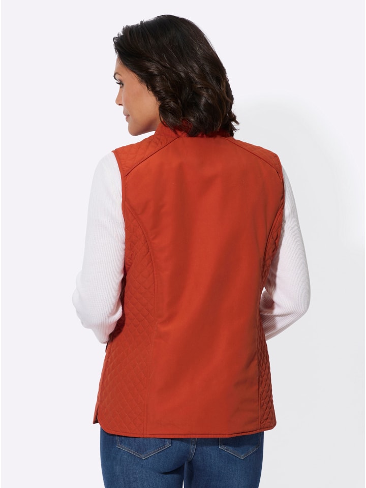 

WITT WEIDEN Жилет ржаво-красного цвета