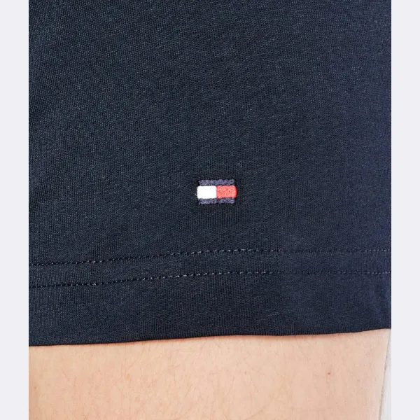 Футболка стандартного кроя с вышивкой букле и вышивкой Tommy Hilfiger, синий — фото 3