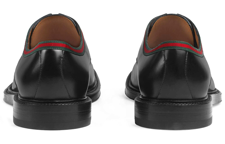 GUCCI Веб-шнуровка 'Черный Зеленый Красный' — фото 4