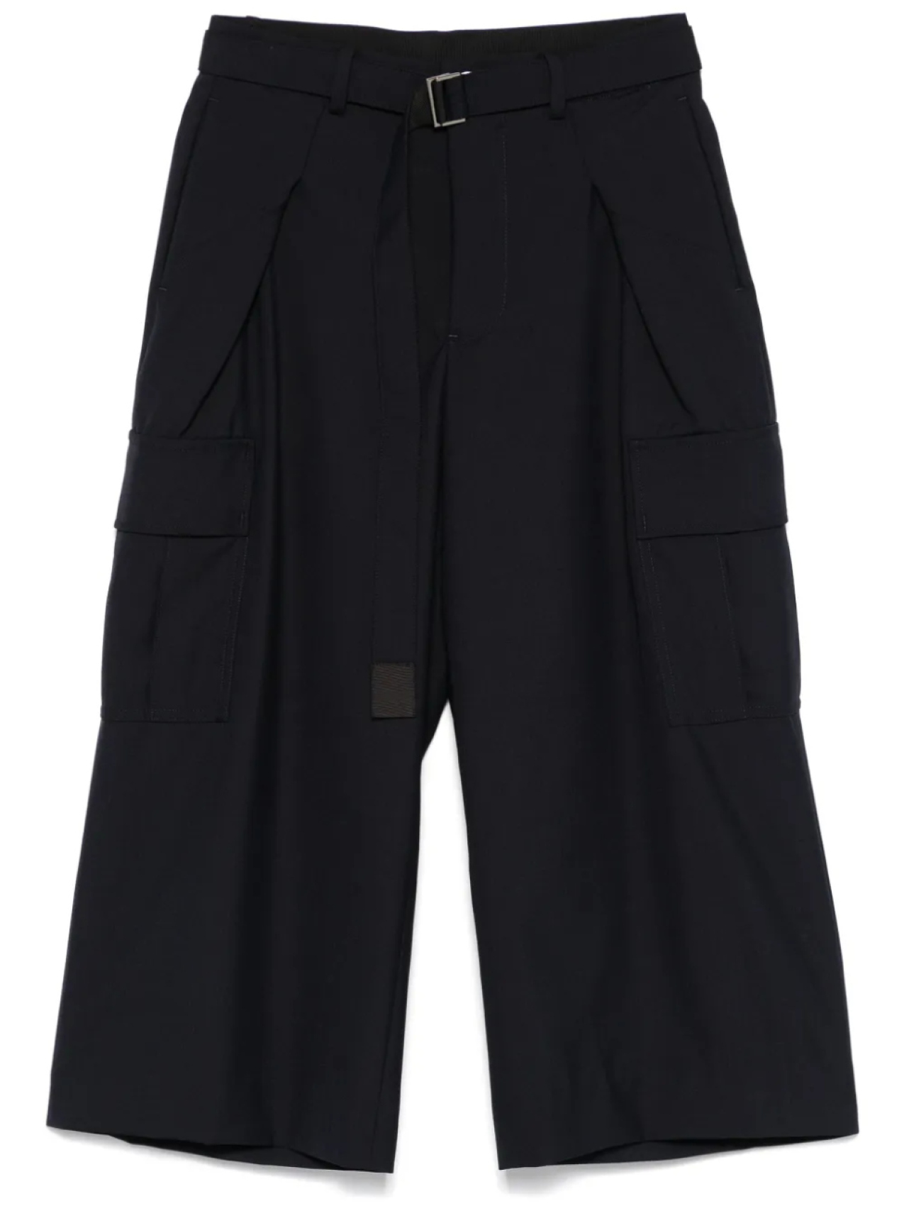 

Укороченные брюки-карго sacai, синий
