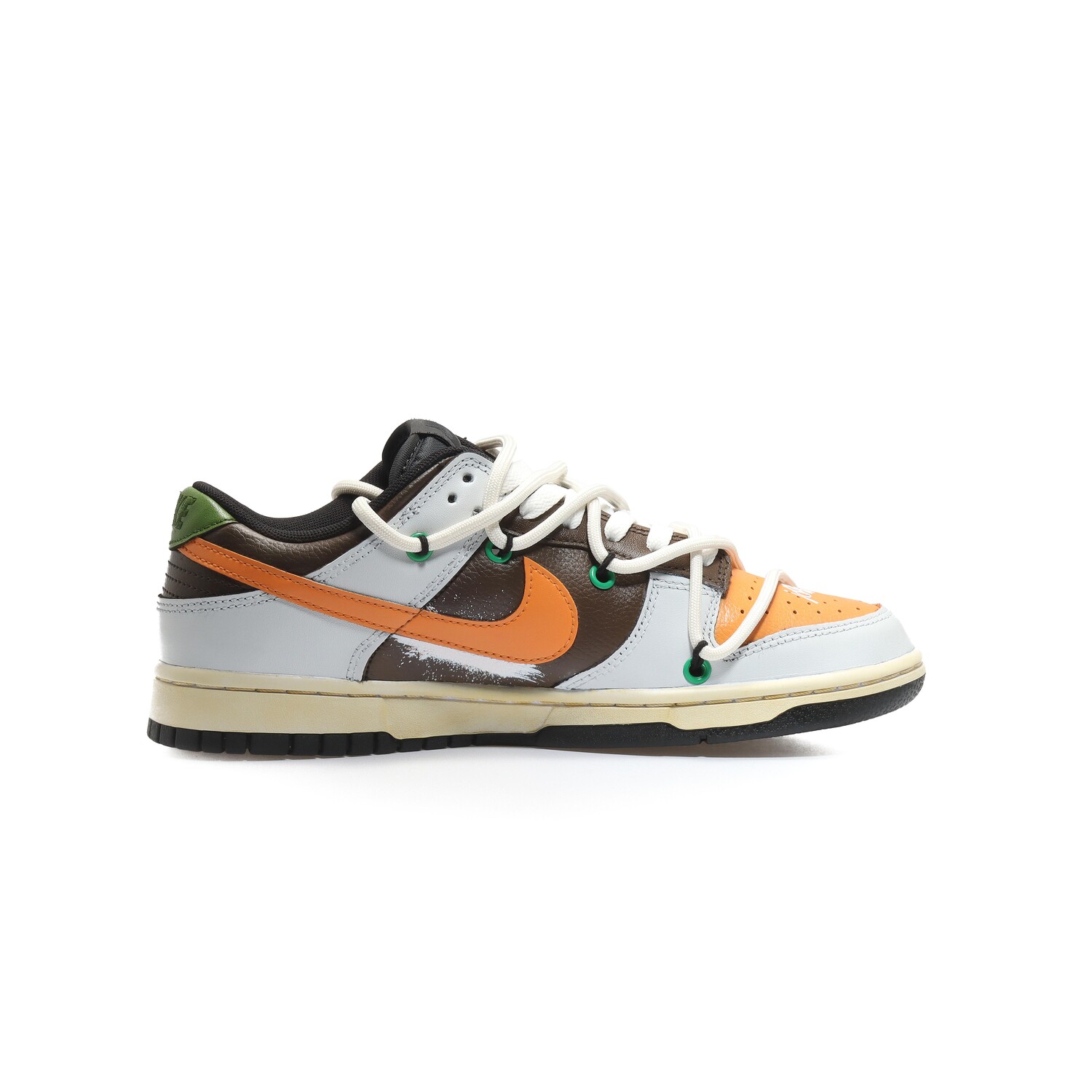 

Кроссовки Nike Dunk Skateboard Shoes Men Low-Top Beige/Coffee