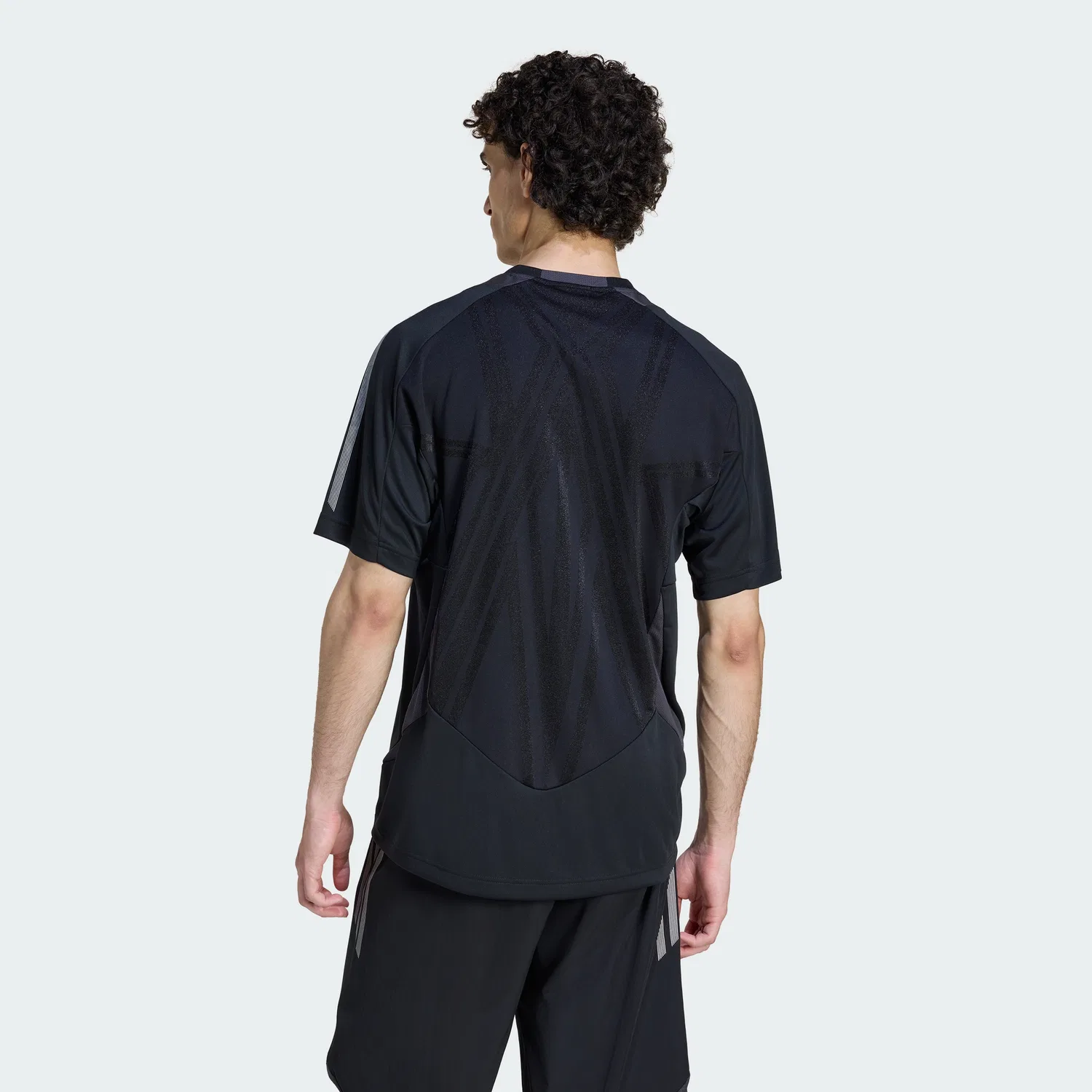 Мужская футболка F50 с коротким рукавом, чёрная, от Adidas — фото 2