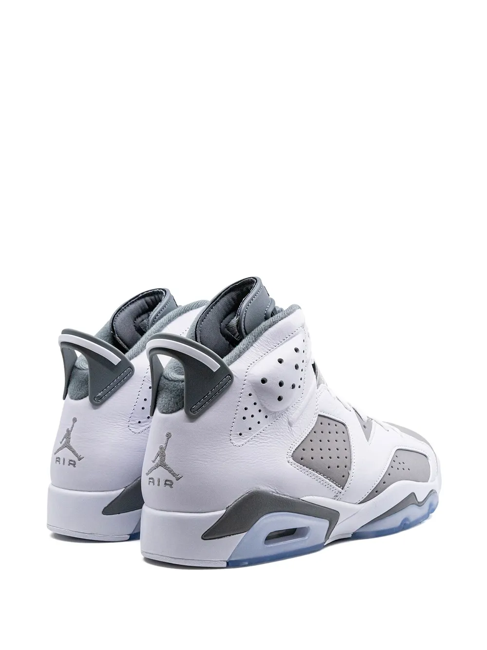 Кроссовки Air  6 Cool Grey Jordan, белый — фото 3