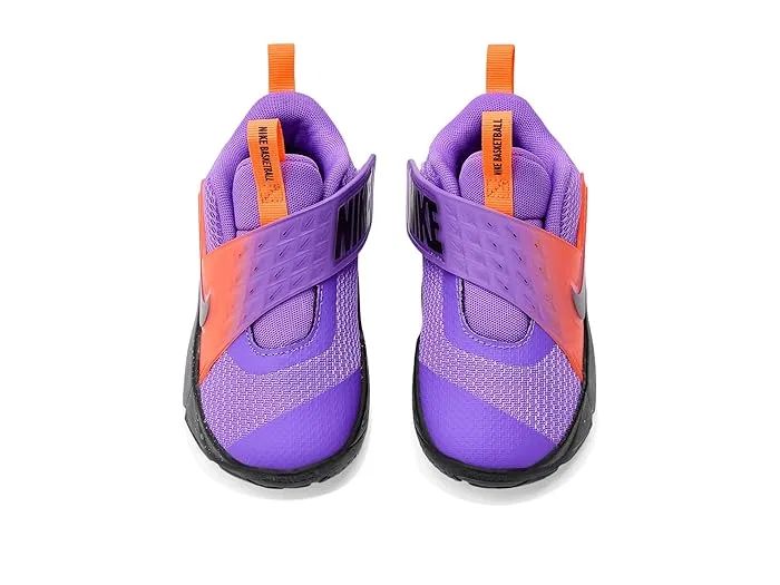 Кроссовки Nike Kids Team Hustle D 12 SE, Bright Violet/Black/Total Orange — фото 3