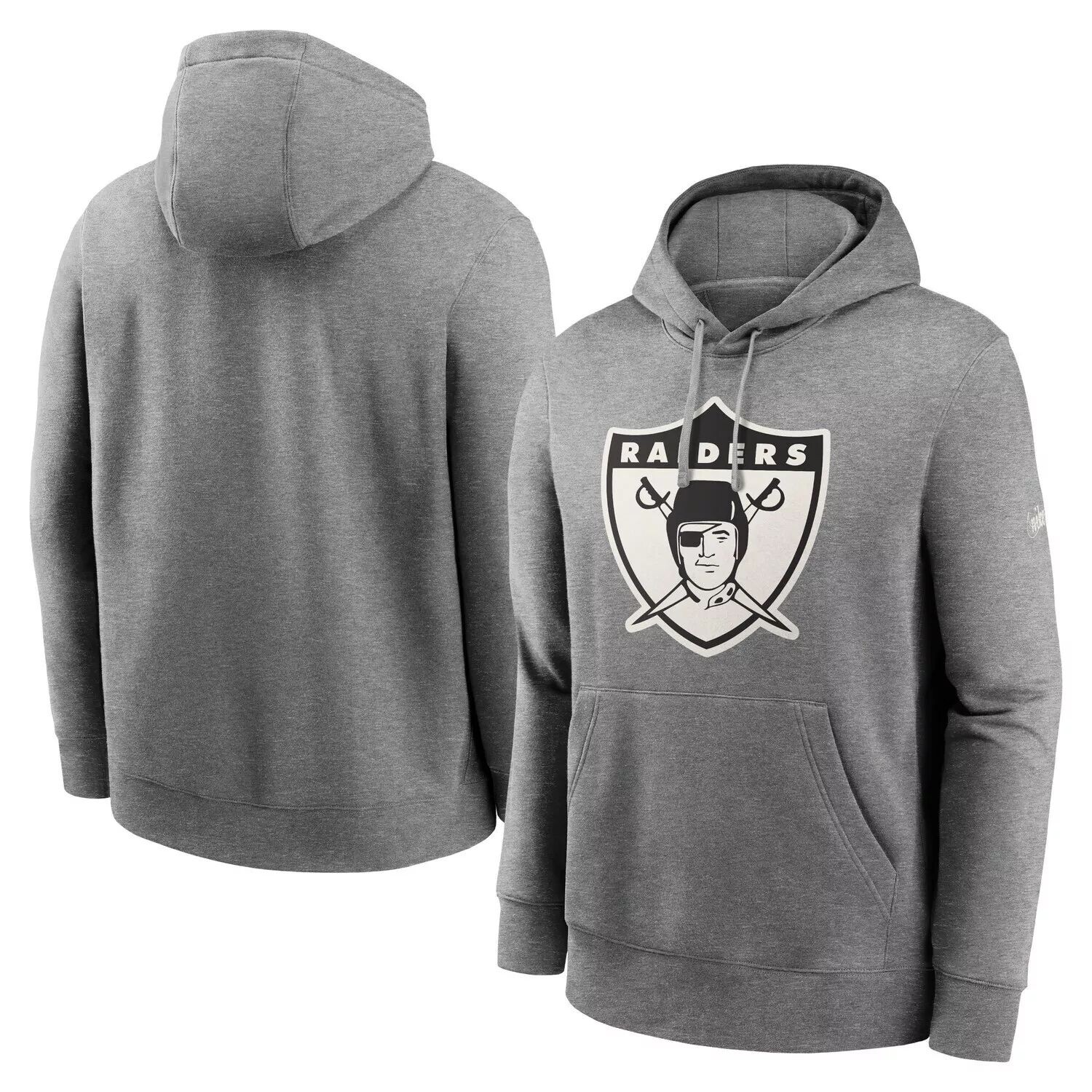 

Мужской флисовый пуловер с капюшоном серого цвета Oakland Raiders Rewind Club Nike, Серый, Мужской флисовый пуловер с капюшоном серого цвета Oakland Raiders Rewind Club Nike