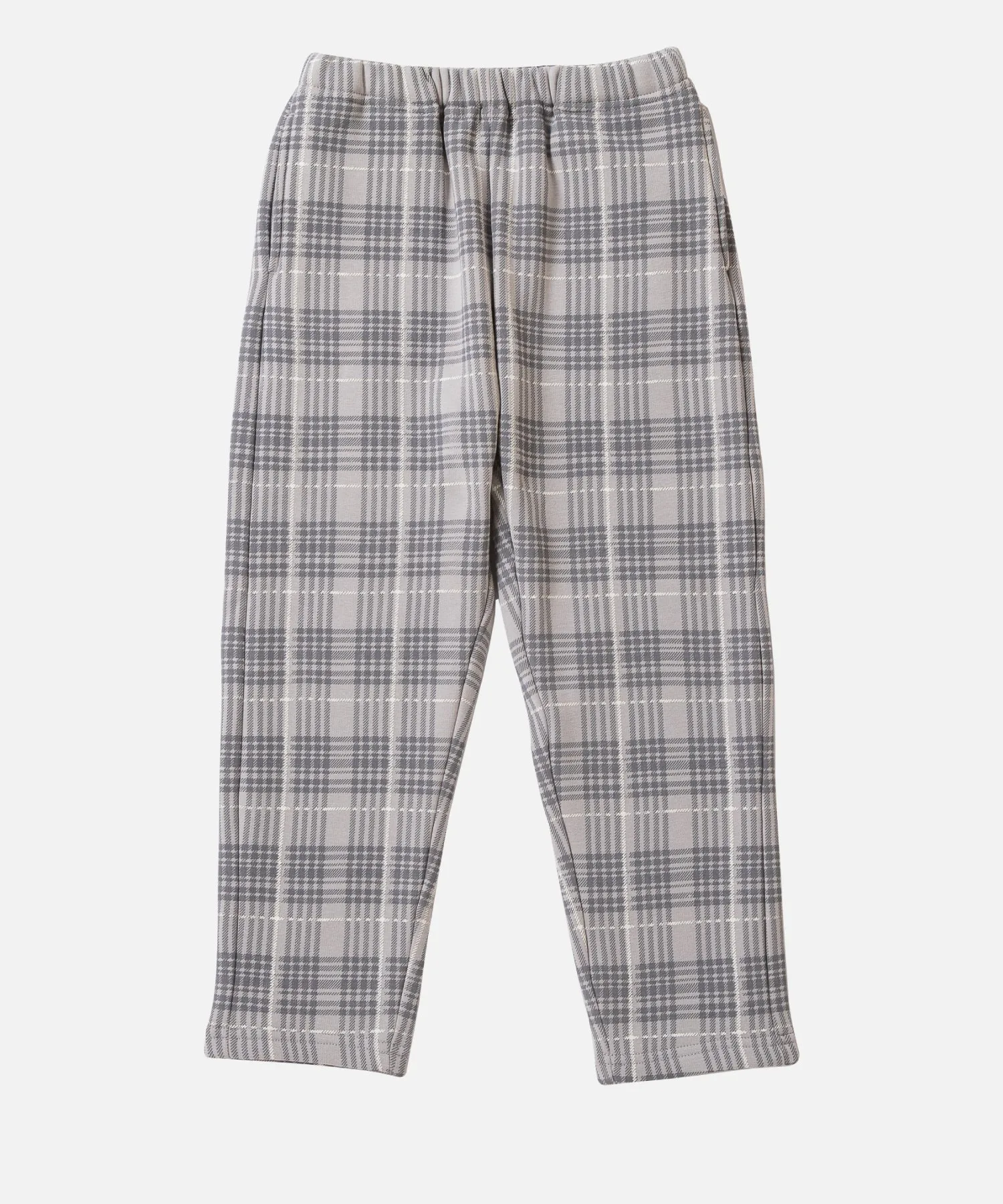 Брюки зауженного к щиколотке цвета флиса Ever Closet, Light Gray B — фото 3