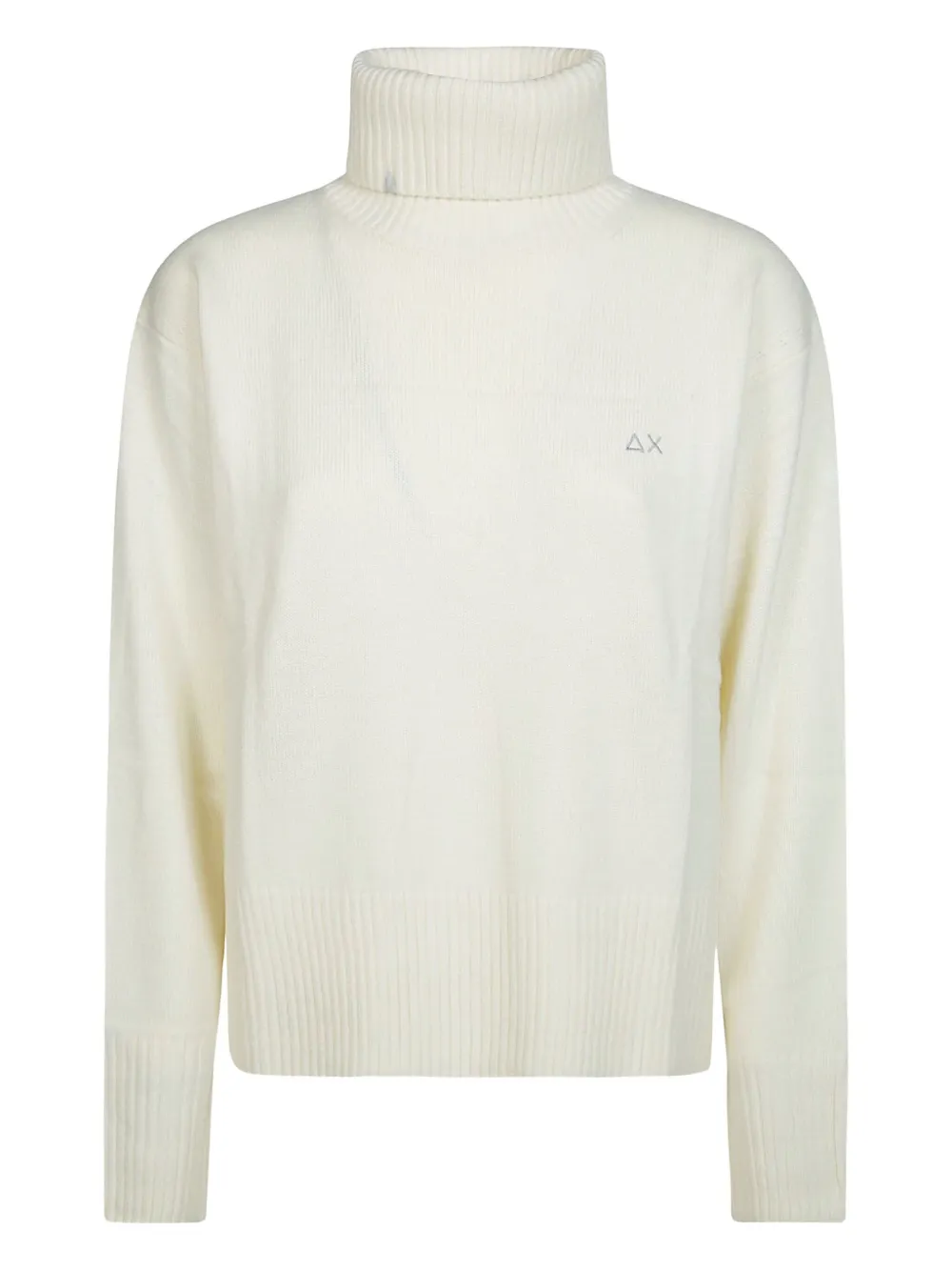 

Свитер с высоким воротником Sun68, кремовый