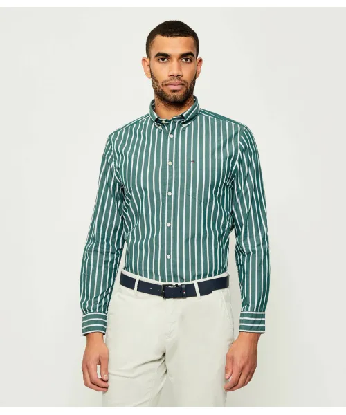 

Рубашка Regular fit Tommy Hilfiger, зеленый