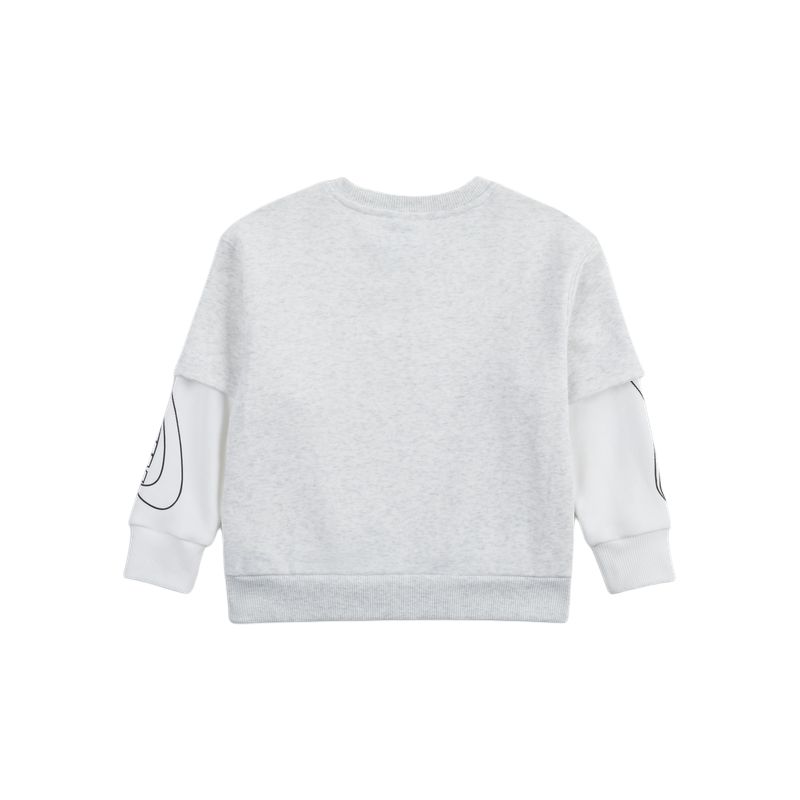 Свитшот Sportswear Birch Heather для детей 3-7 лет Nike, серый — фото 4