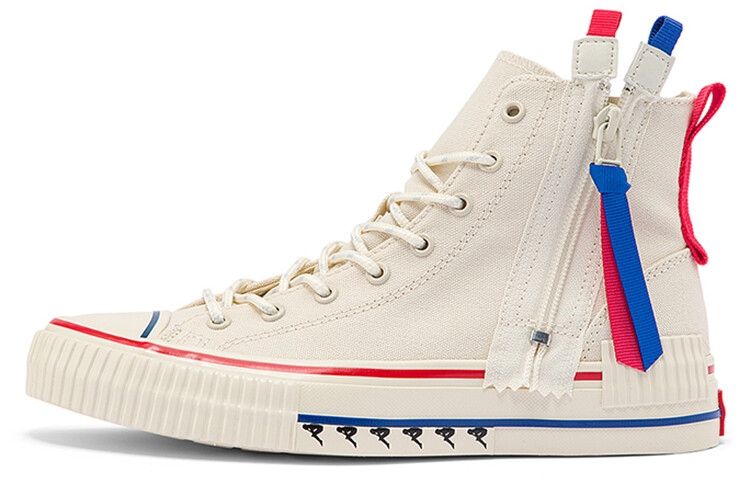 

Кеды Kappa Canvas Shoes Unisex High-Top Heron Feather White