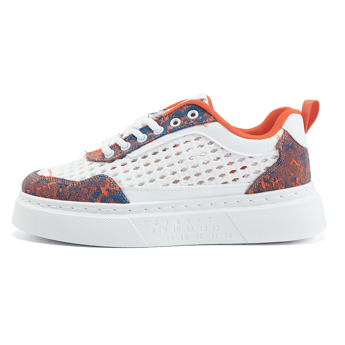 

TOM TAILOR Мужские низкие скейтерские кроссовки бело-оранжевые, цвет White Orange