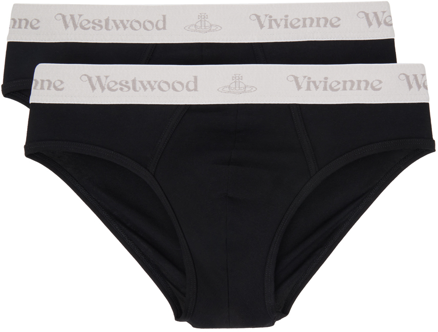 

Трусы в упаковке из двух предметов Vivienne Westwood, черный