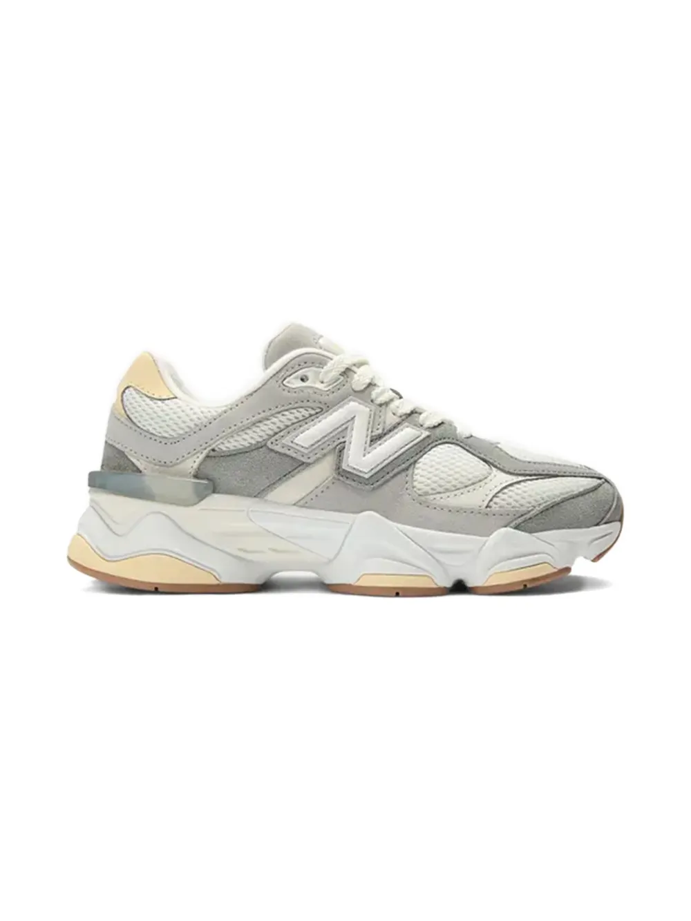 Сетчатые кроссовки на шнуровке New Balance Kids, серый — фото 2