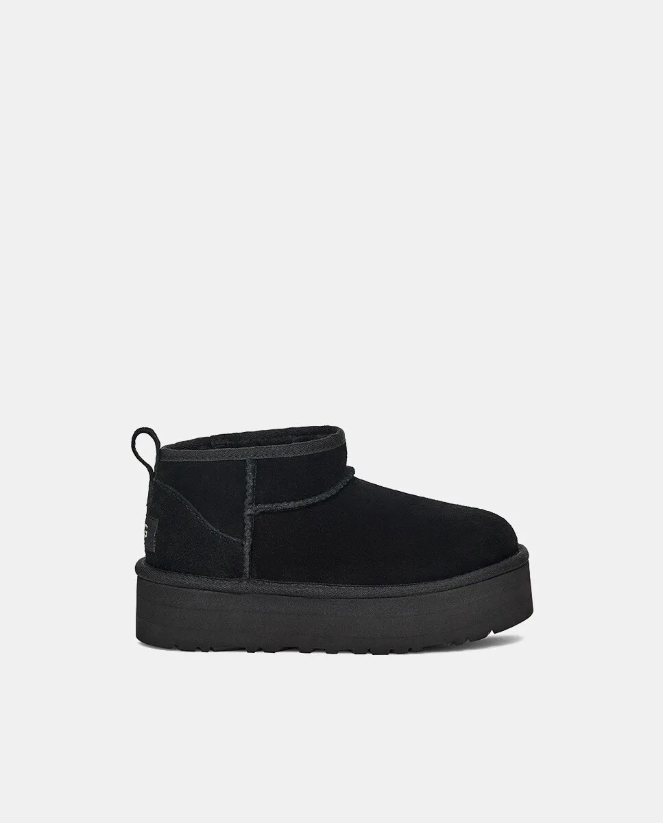 

Классические ультрамини-сапоги на платформе для девочек UGG, черный