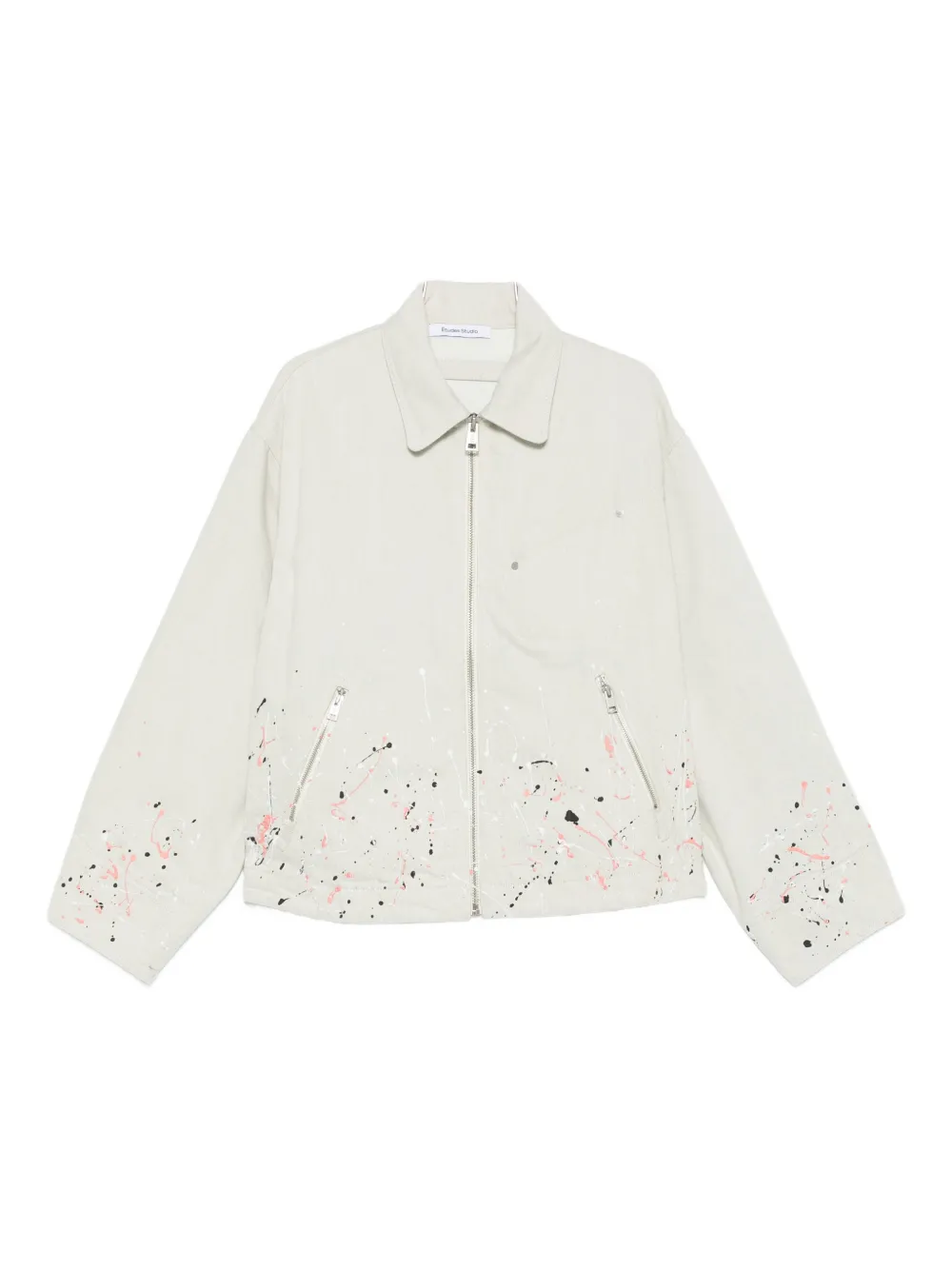 

Рубашка-овершот на молнии Études Studio, бежевый