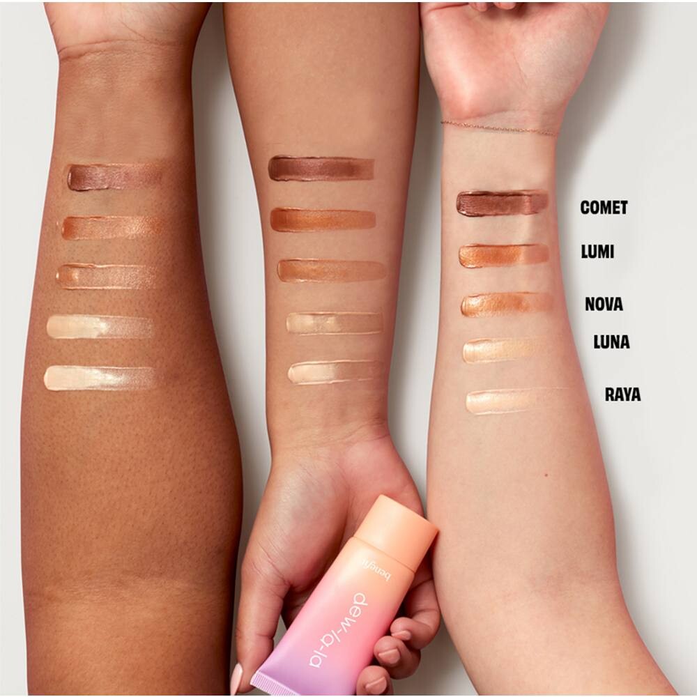 Benefit Cosmetics Жидкий хайлайтер Dew La La All-Over Glow, цвет Lumi — фото 3