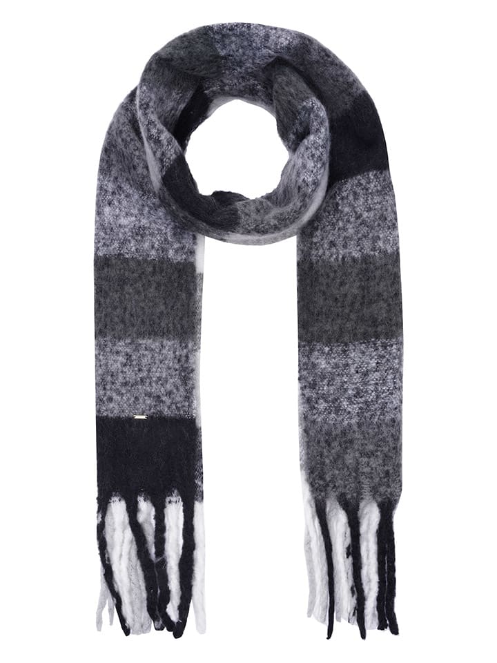 

Шарф LUHTA, цвет schwarz/grau - (l)206 x (b)44 cm