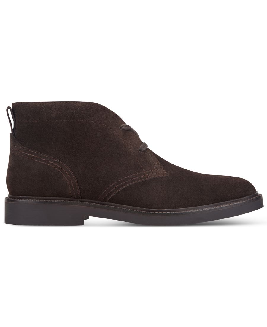 Мужские ботинки-чукка Wilhem на шнуровке Kenneth Cole New York, Dark Brown Suede — фото 2